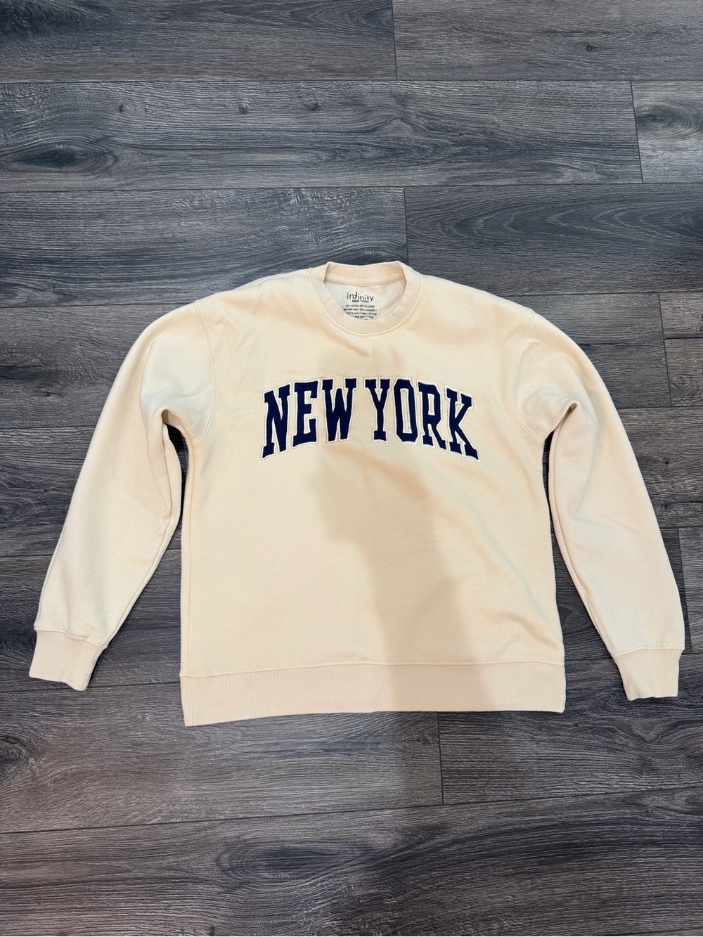 New York Crewneck Sweatshirt - Cream